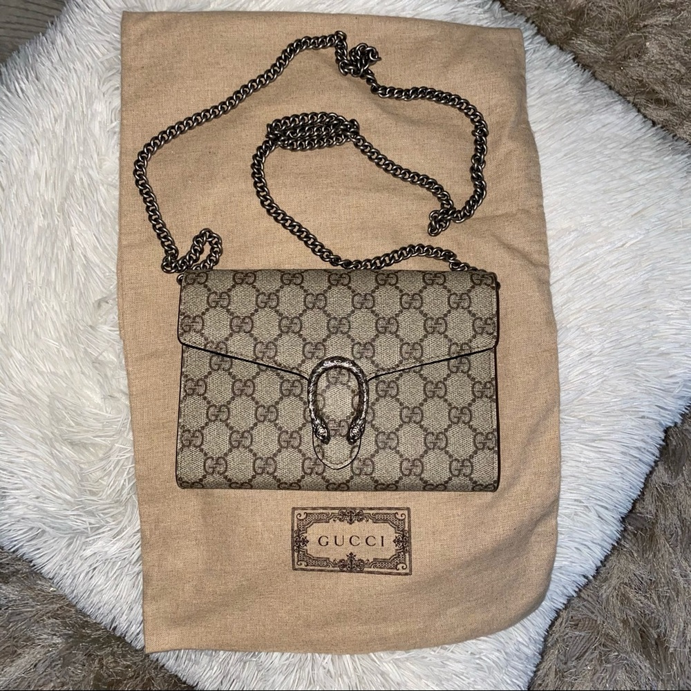 Dionysus GG Supreme chain wallet💎🖤